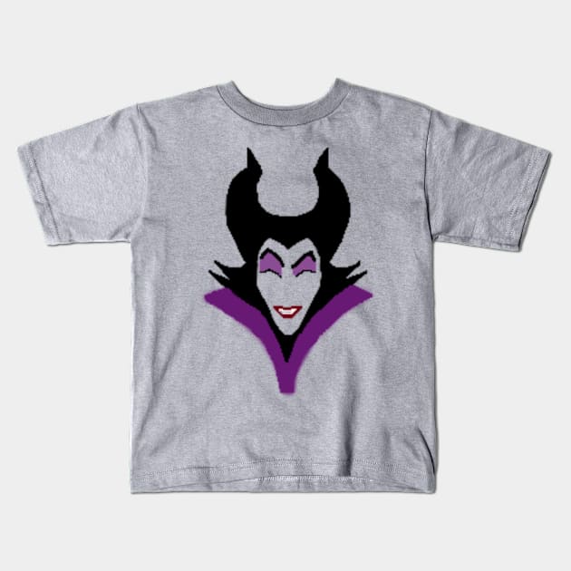 Maleficent Minimalist Kids T-Shirt by B3pOh